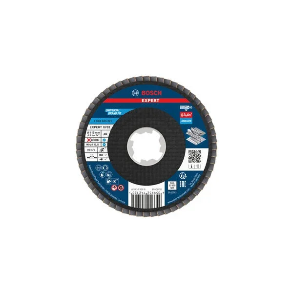 Produktbild von Fächerschleifscheibe 115 mm K40 EXPERT X782 gerade X-Lock GF T27