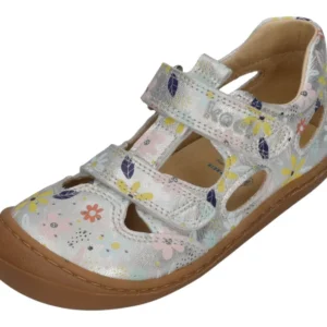 KOEL Barefoot Kinder Sneakers Sandalen BEP PRINTS - silver