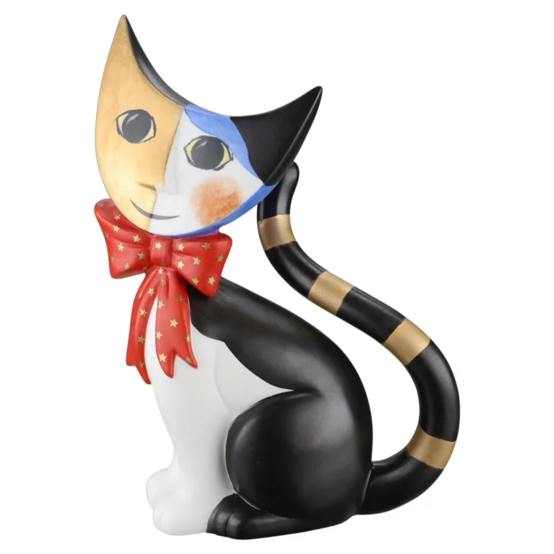 Tierfigur Katze Angela Weihnachtskatze Christmas cat