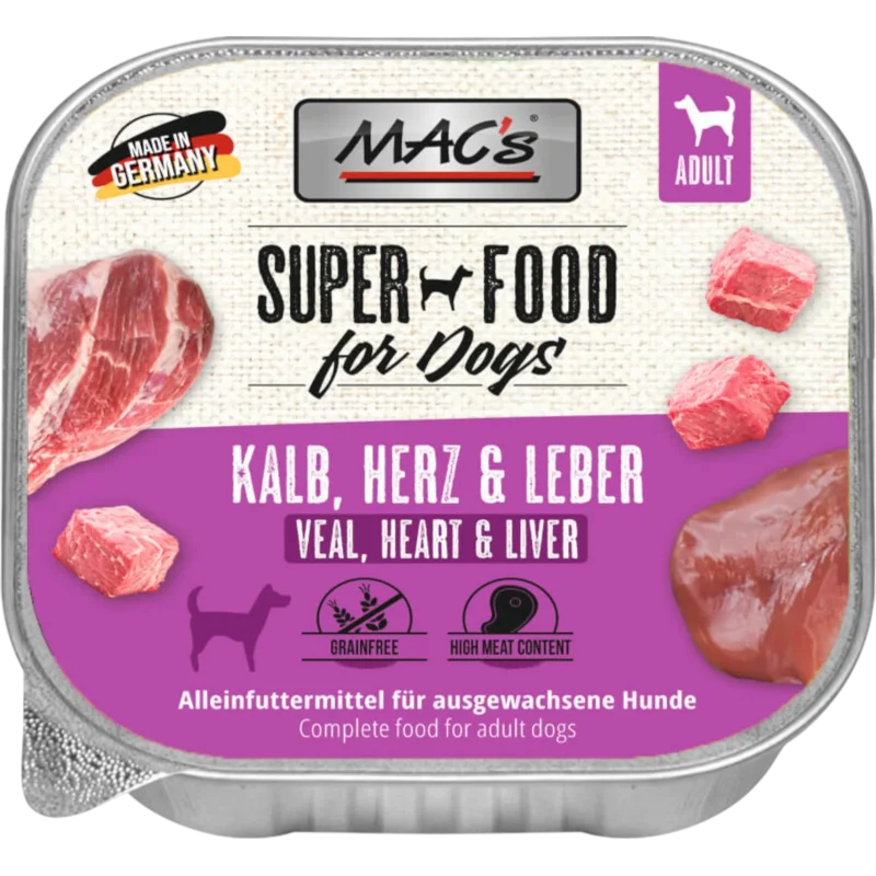 MAC’s Dog – Schale Kalb, Herz & Leber