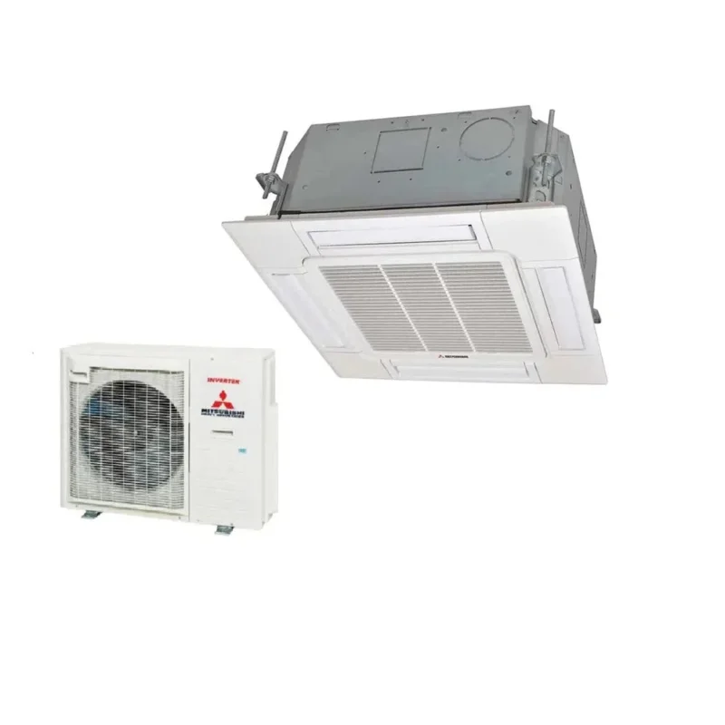 Mitsubishi Heavy - Set Deckenkassette Standardpaneel 12,5 kW - FDT125VH + Außengerät FDC125VNA-W R32 Klimaanlage