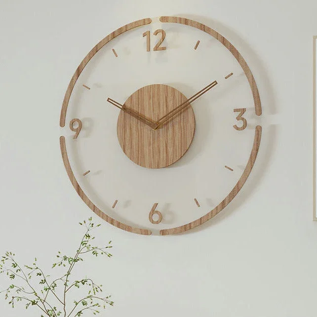 Brehn | Skandinavische Stile Holzwanduhr - WoodWave