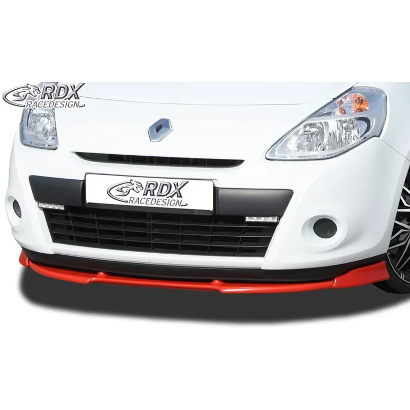 RDX Racedesign, Frontspoiler Vario-X, Passend für Renault Clio III Phase 2 (2009-2012), Unbehandeltes PU