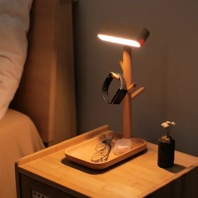 Brehn | Elegante dimmbare Tischlampe mit Stauraum