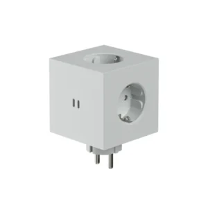 Square 2 Steckdose mit USB, grau von Avolt