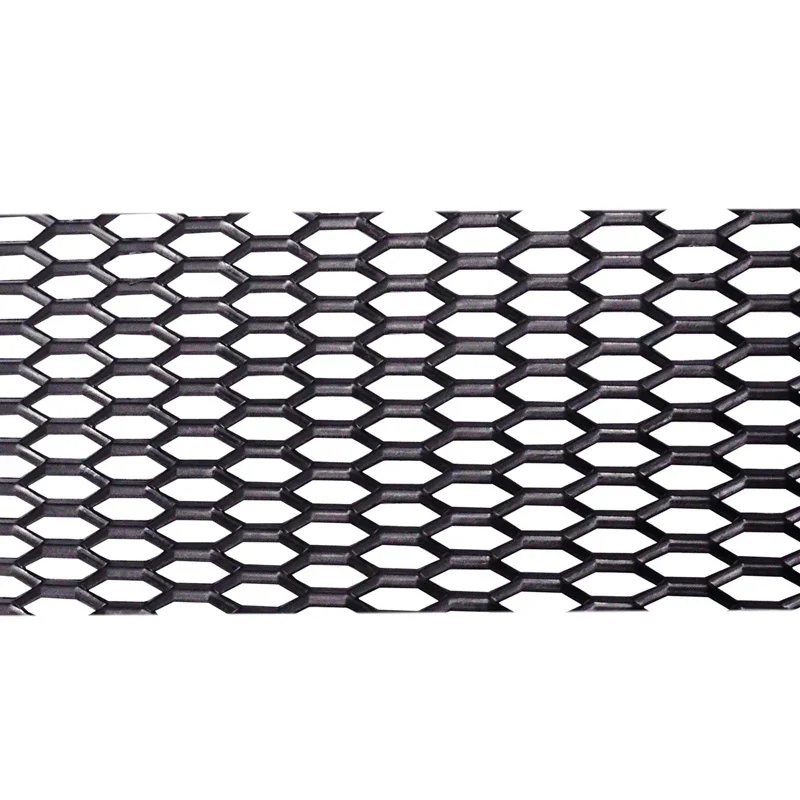 Simoni Racing, Synthetisches Grillnetz, Schwarz, Universell, 120 x 40 cm, HEX 22x8 mm