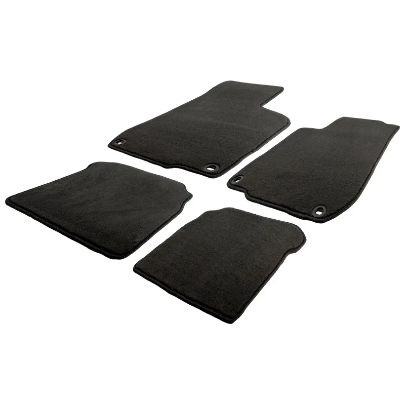 AutoStyle, Autoteppiche Velours passend für BMW 3er E46 1998-2002, Schwarz