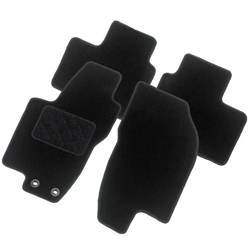 AutoStyle, Autoteppiche passend für Opel Kadett E 1984-1993, Textil, Schwarz