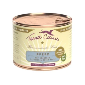 Terra Canis Pferd Classic mit Amaranth, Pfirsich und Roter Beete zoo-de