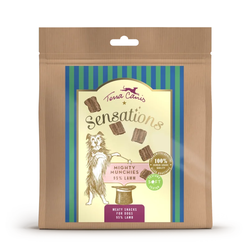 Terra Canis Sensations Mighty Munchies Lamm, 90 g