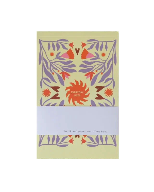 A - Journal - EVERYDAY LISTS Notizblock • Sonne Beige - Notizblock - ROSA ECK Concept Store