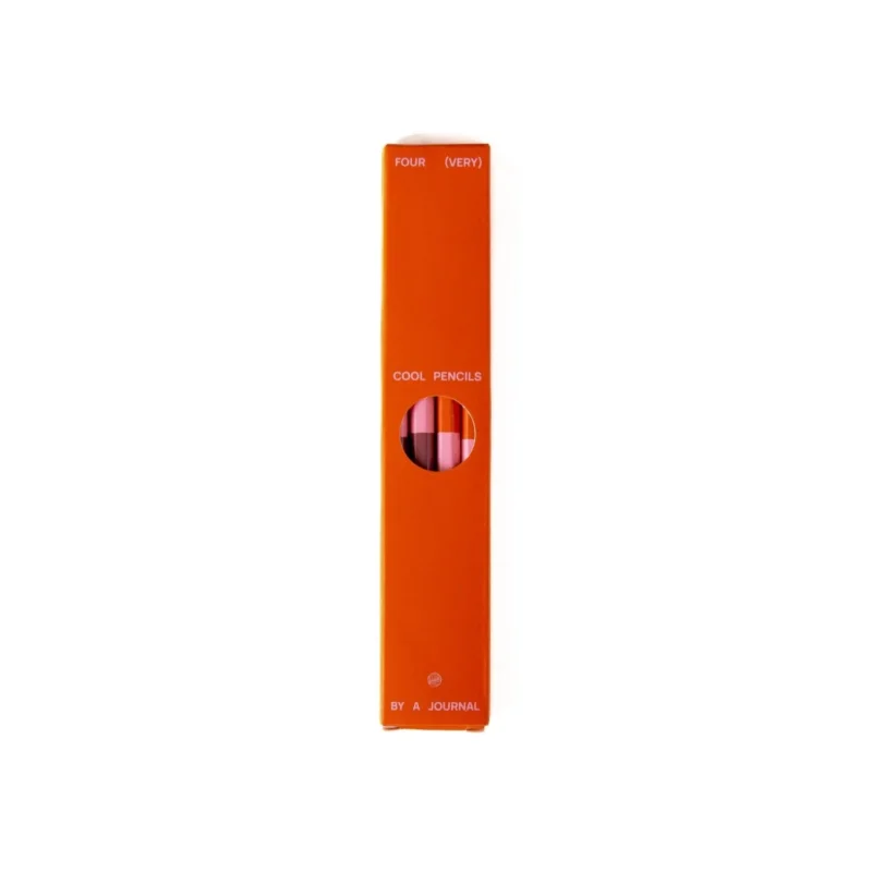 A-Journal - PENCILS Bleistifte (4 Stück) • Red box - ROSA ECK