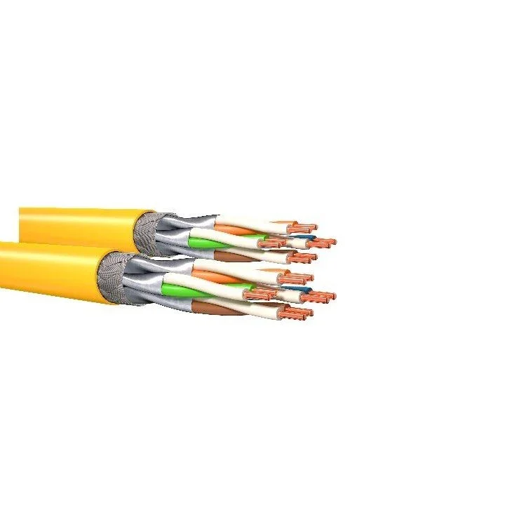 KERPEN DATACOM - Daten- und Kommunikationskabel MegaLine F10-130 Kat.7A F10-130 DX-Dca-T500 8P S/FTP AWG22 gelb − 500 Meter