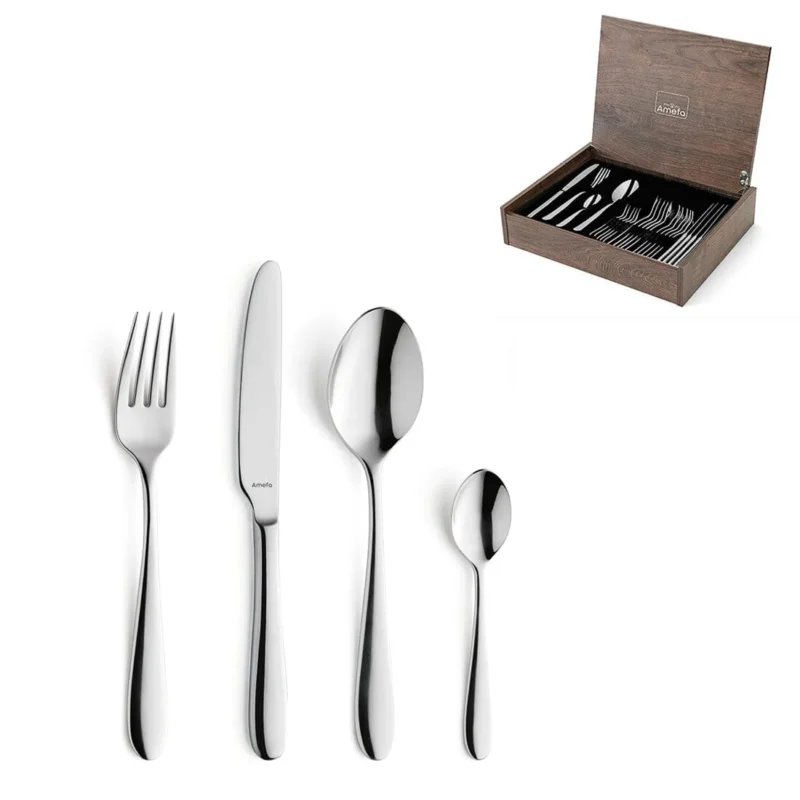 Amefa - Oxford 24-delige Bestelset 6 Personen Hoogglans - in luxe kist Bestekset Amefa