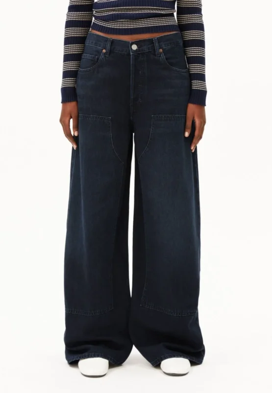 ARMEDANGELS - AALTHEA Barrel Jeans • fluid ink - ROSA ECK