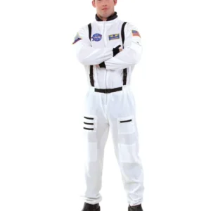 Weißer Raumfahrer Kostüm-Overall
