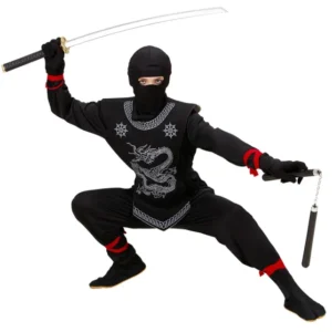 Black Dragon Ninja Kinderkostüm