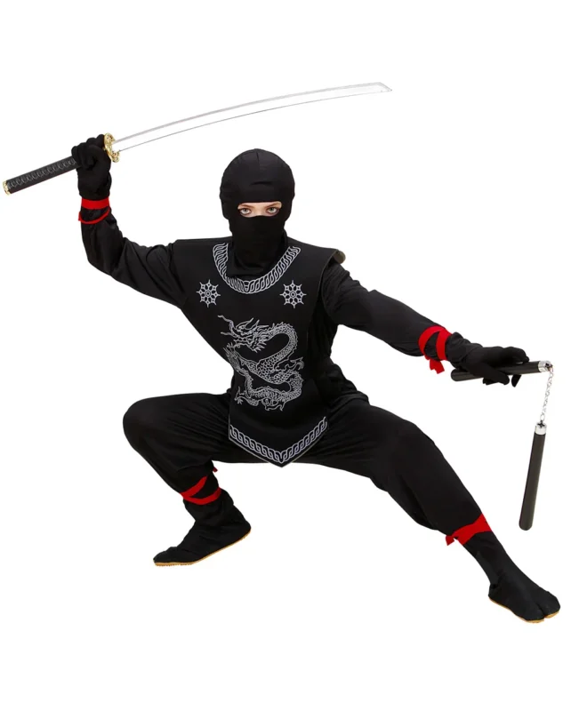Black Dragon Ninja Kinderkostüm
