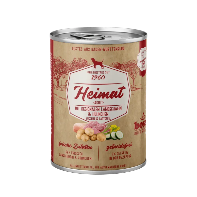 Bosch Dog Heimat Nassfutter Adult Regionales Landschwein zoo-de