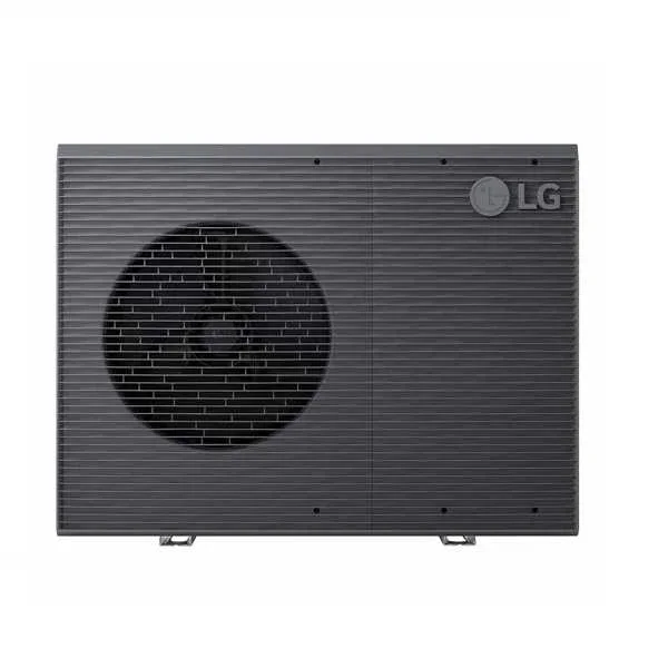 LG THERMA V R290 Monoblock Luft-Wasser-Wärmepumpe schwarze Außeneinheit
