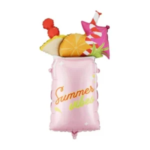 Cocktail Helium Ballon Summer Vibes 79cm Leeg van Partydeco koop je bij Partywinkel