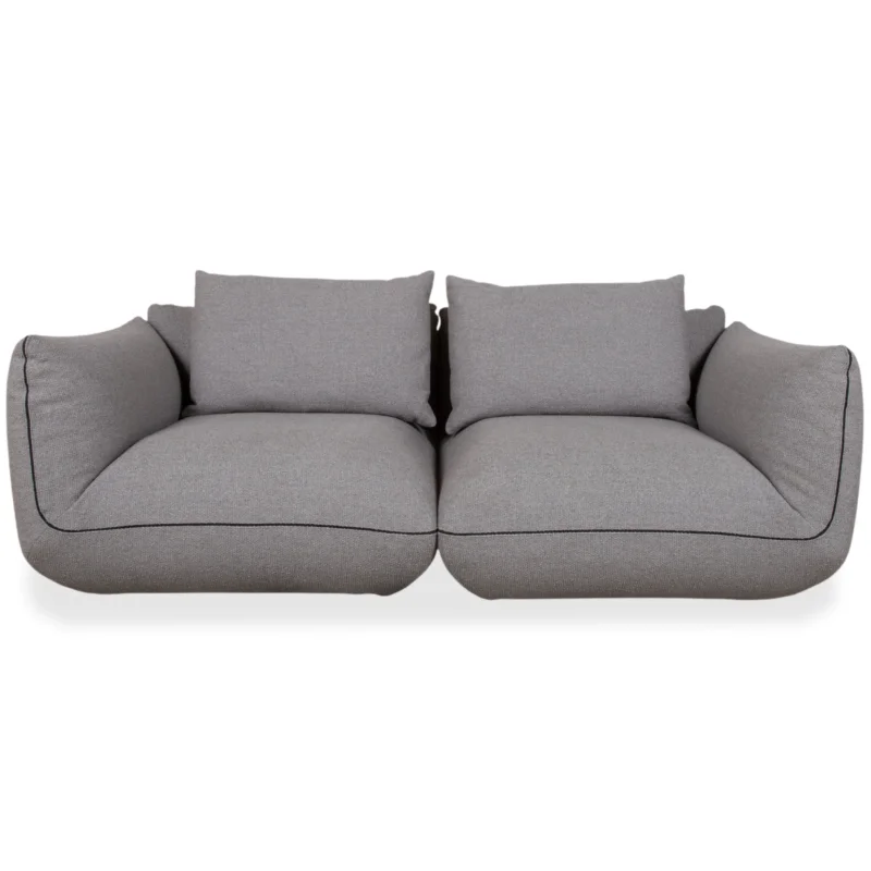 COR Jalis 21 Stoff Zweisitzer Grau Sofa Couch