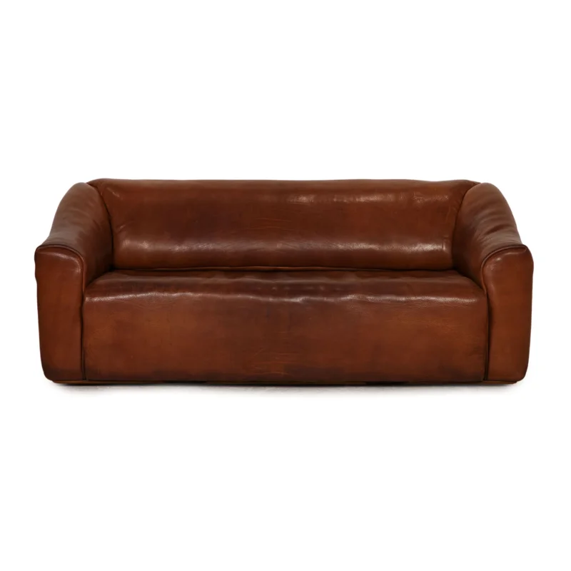 de Sede ds 47 Leder Sofa Braun Dreisitzer Couch Funktion