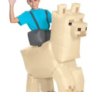 Aufblasbares Kostüm Lama Minecraft™ für Kinder