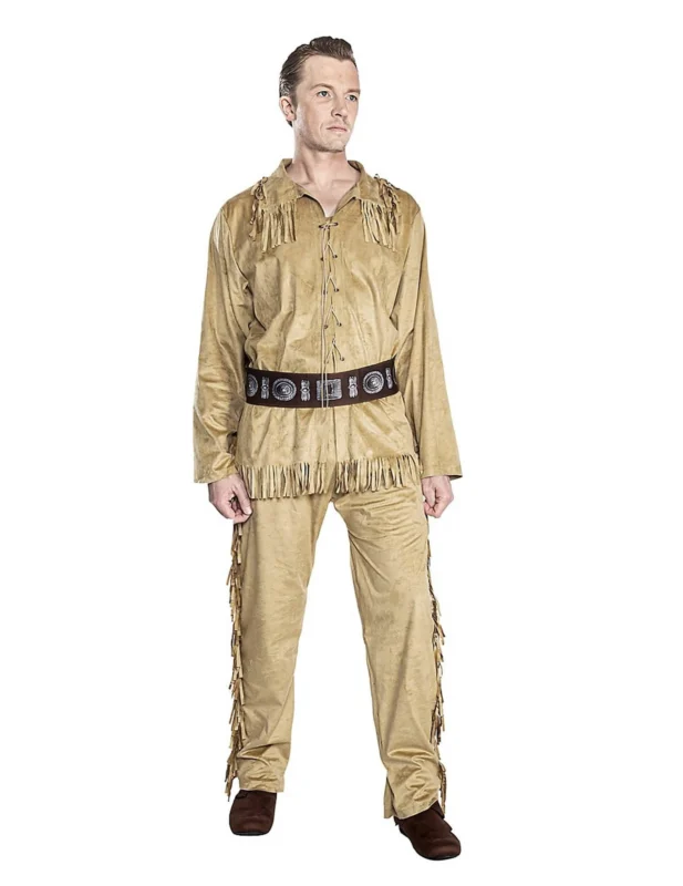 Old Shatterhand™-Indianer-Kostüm Faschings-Verkleidung Winnetou™ braun