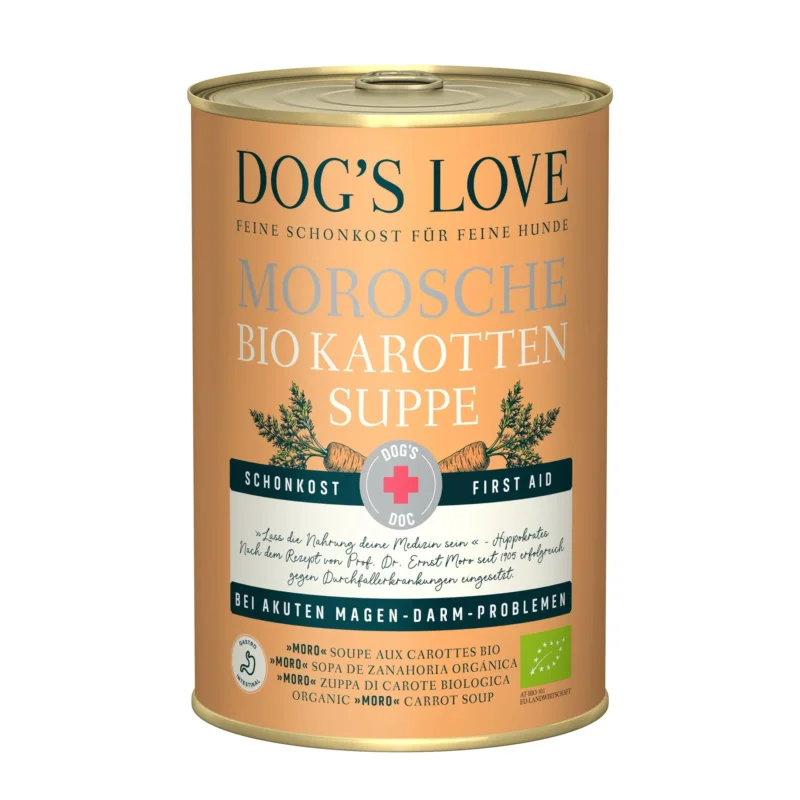 DOG'S LOVE DOC Morosche Bio Karotten-Suppe zoo-de