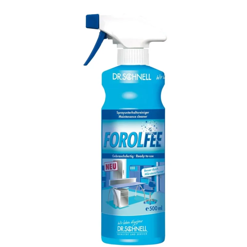Dr. Schnell FOROLFEE Universal-Sprayreiniger – gebrauchsfertig und streifenfrei sauber! 500 ml Sprühflasche