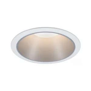 Einbauleuchte Cole rund 88mm GU10 max. 10W 230V dimmbar Weiß/Silber - Paulmann - 93398