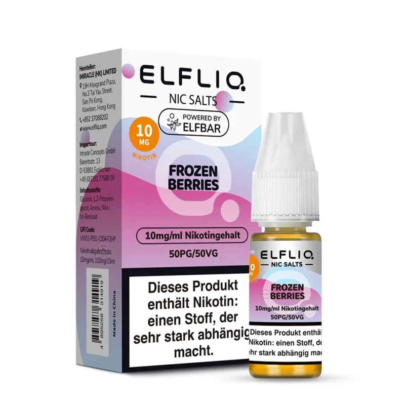 ELFBAR ELFLIQ Frozen Berries Nikotinsalz Liquid