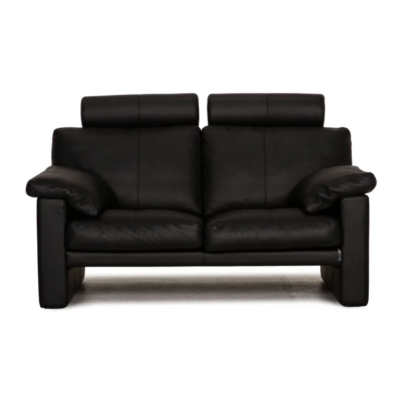 Erpo CL 300 Leder Zweisitzer Schwarz Sofa Couch