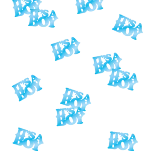 Geboorte Tafelconfetti Lichtblauw 14gr van Paper Dreams koop je bij Partywinkel