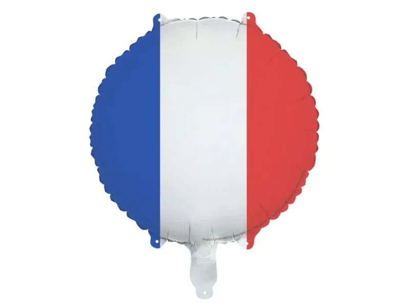 Helium Ballon Franse Vlag 45cm Leeg van Partydeco koop je bij Partywinkel