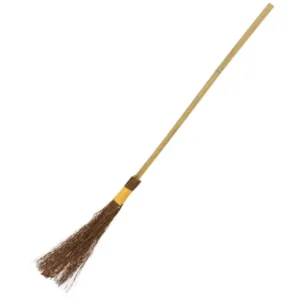 Magischer Hexenbesen aus Naturmaterialien 100cm