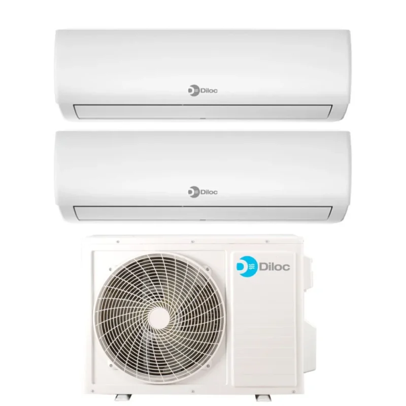 diloc condizionatore dual split diloc ionio 912 con d freedom240 r 32 wi fi integrato