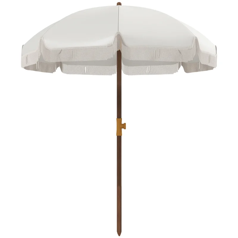 easycomfort easycomfort ombrellone da spiaggia salvaspazio con protezione uv40 e borsa di trasporto grigio chiaro