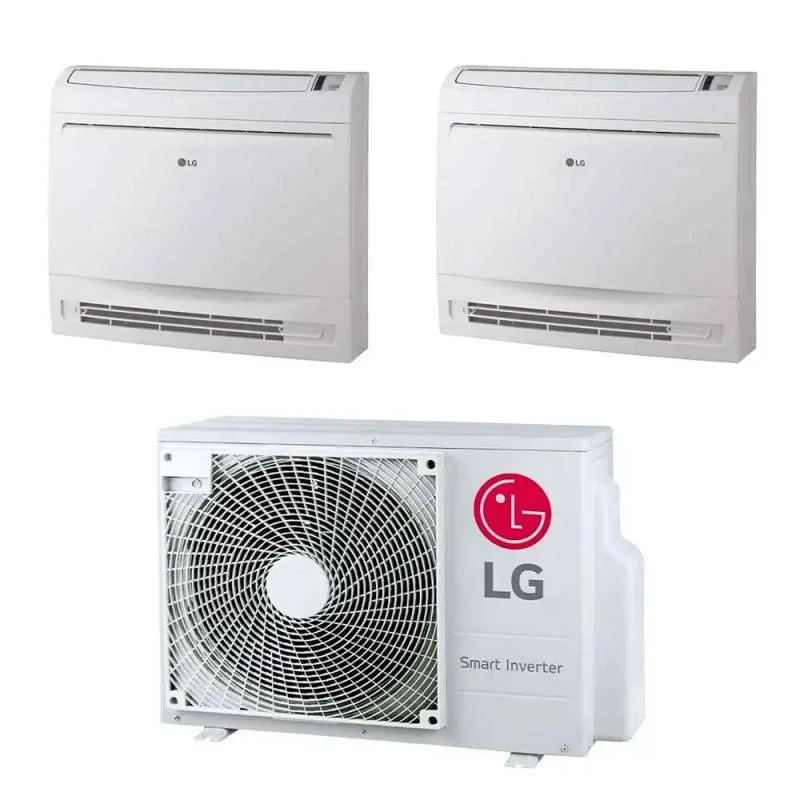 lg condizionatore dual split console lg 1218 btu con mu3r21 r 32 wi fi optional