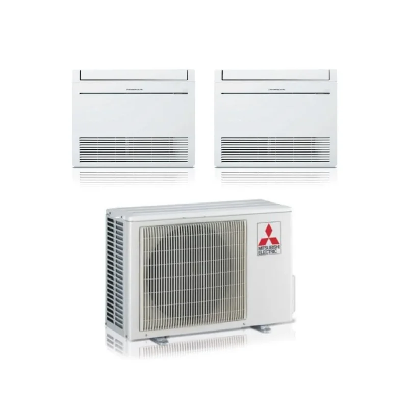mitsubishi electric condizionatore dual split a pavimento mitsubishi electric 912 con mxz 3f68vf r 32 wi fi optional