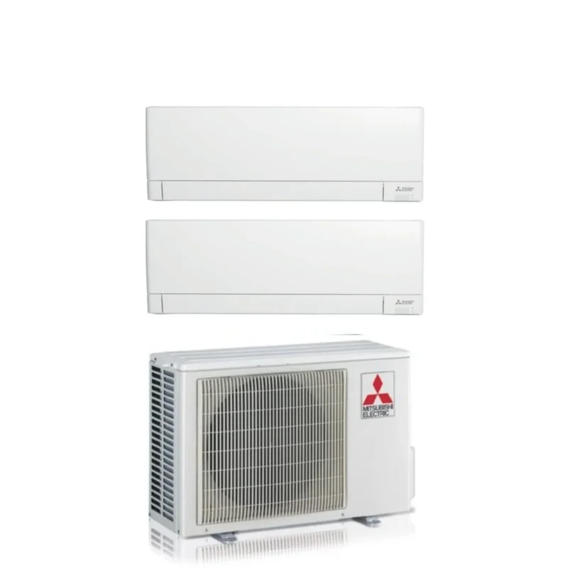 mitsubishi electric condizionatore dual split mitsubishi electric msz ay 77 con mxz 2f42vf r 32 wi fi integrato