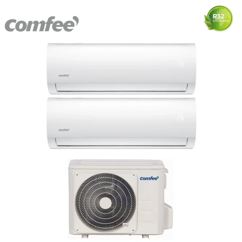 offerta climatizzatore condizionatore comfee dual split inverter serie cf cfw 9_12 con 2f 18k r 32 9000_12000
