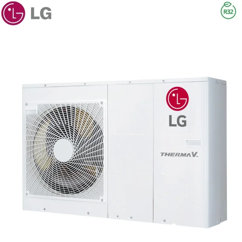 pompa di calore mini chiller inverter lg therma v monoblocco 9 kw hm091mr.u44 monofase r 32