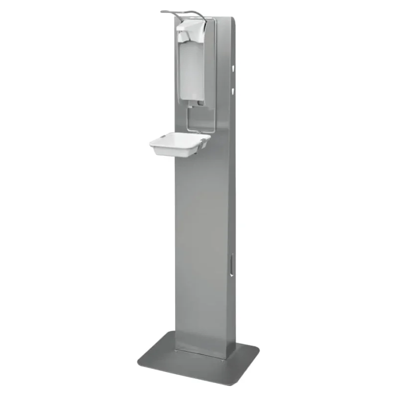 ingo-man® E AFP T Hygiene-Station mit 1-Liter-Desinfektionsmittelspender mit manuellem Spender