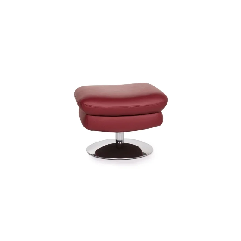 Koinor Leder Hocker Braun #12447