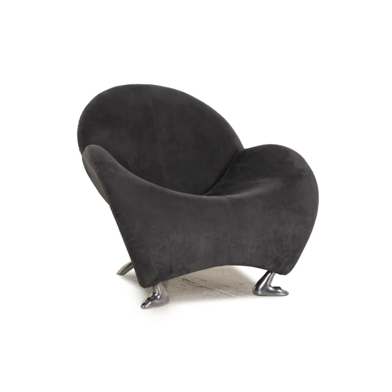 Leolux Papageno Alcantara Stoff Sessel Grau
