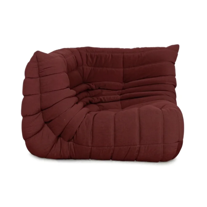 Ligne Roset Togo Eckelement Stoff Rot Bordeaux Neubezug