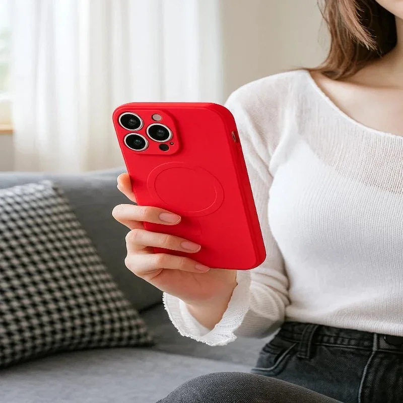 MAGNASOFT – Magnetische Silikonhülle für iPhone 17-Serie