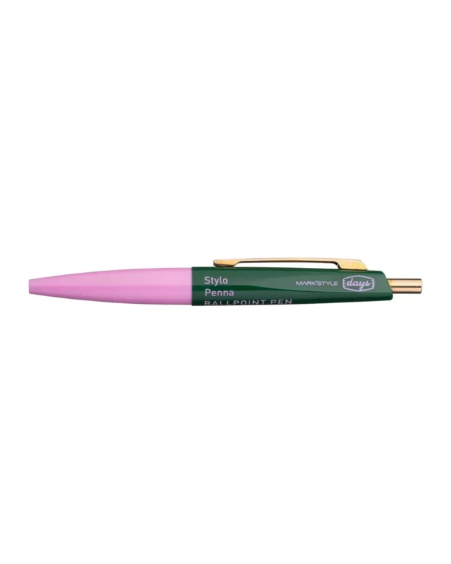 MARK'S (マークス) - ANTERIQUE Mini-Kugelschreiber • Pink Green - ROSA ECK